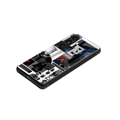 weeknd blend back phone cover | glass case for samsung galaxy s23