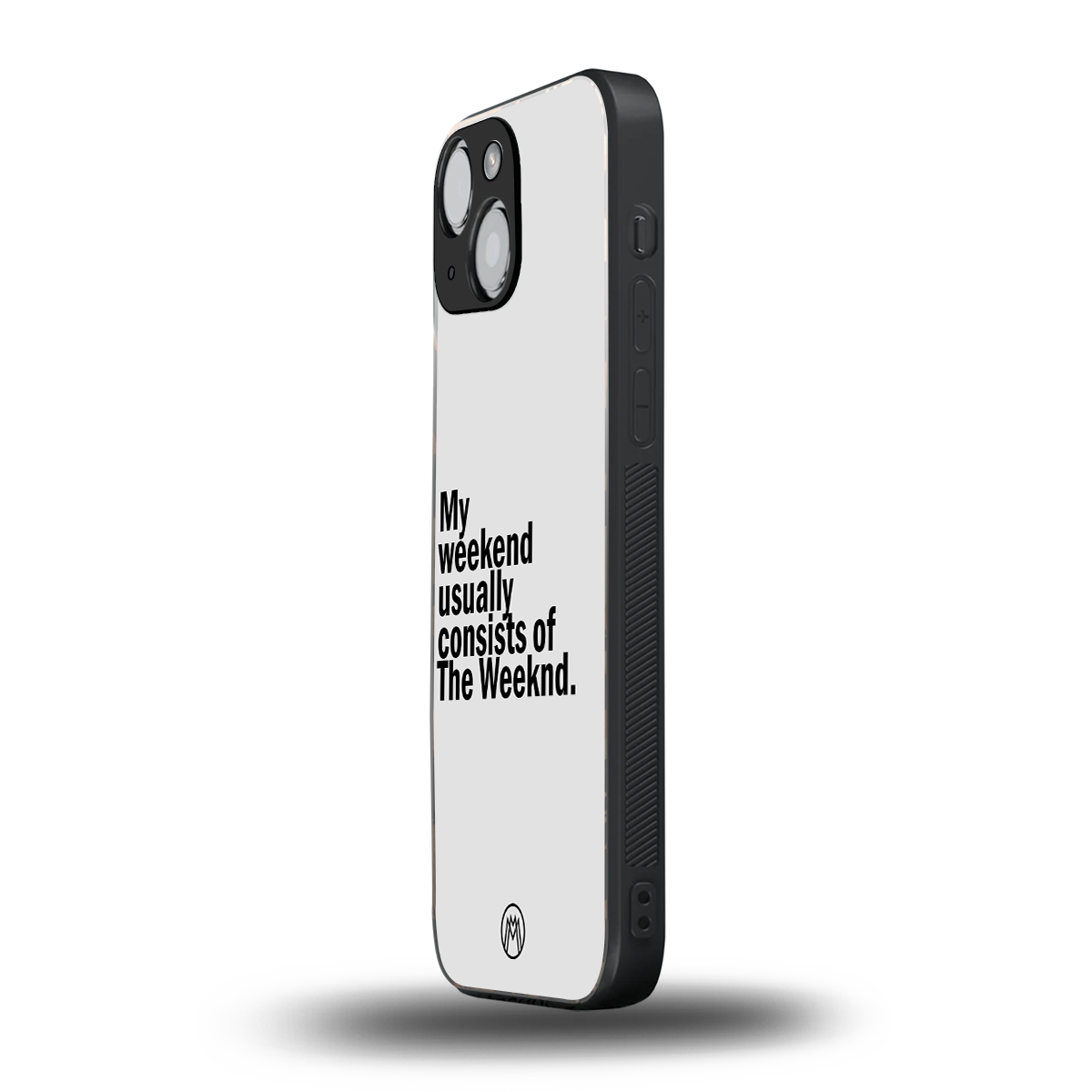 weeknd mood back phone cover | glass case for iphone 13 mini