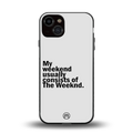 weeknd mood back phone cover | glass case for iphone 13