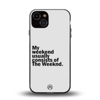 weeknd mood back phone cover | glass case for iphone 13