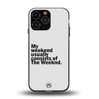 weeknd mood back phone cover | glass case for iphone 15 pro max