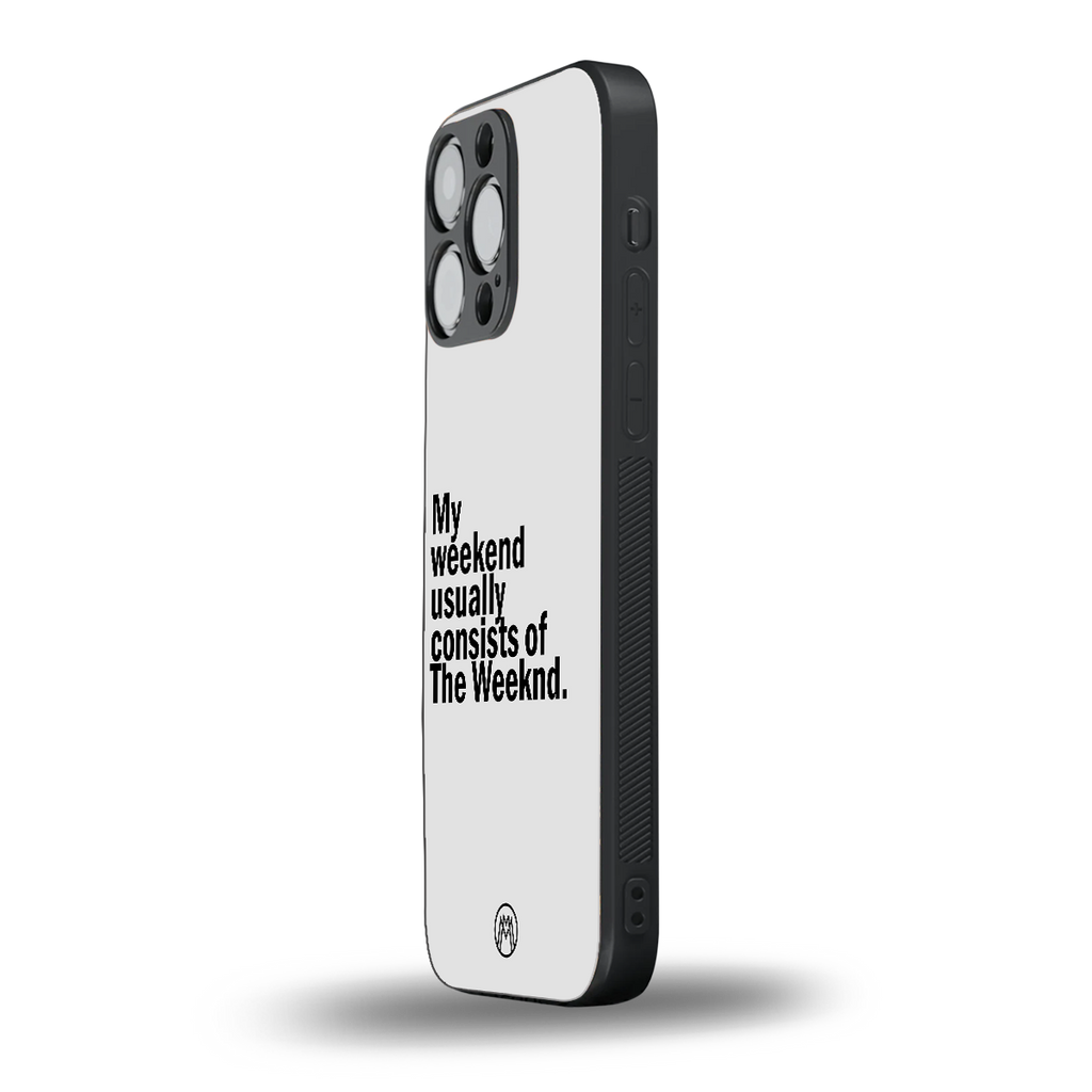 weeknd mood back phone cover | glass case for iphone 15 pro max