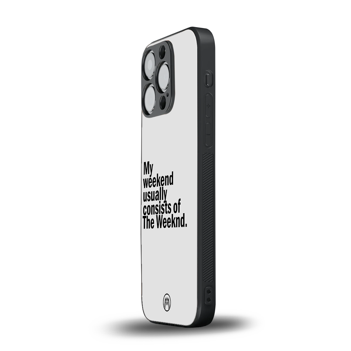 weeknd mood back phone cover | glass case for iphone 15 pro