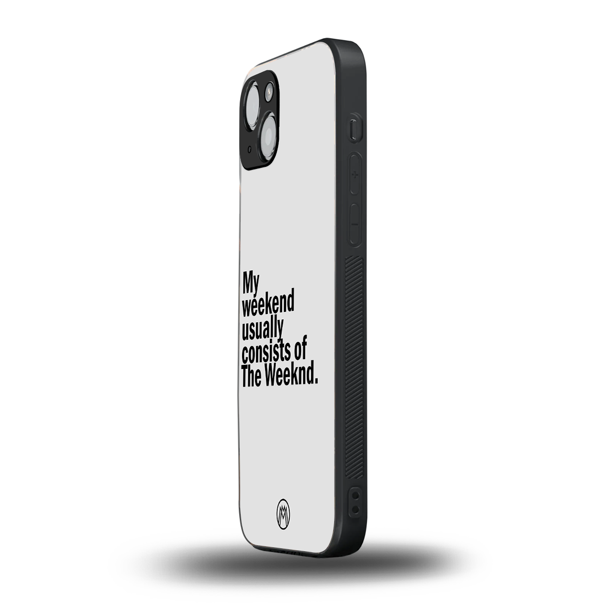 weeknd mood back phone cover | glass case for iphone 15