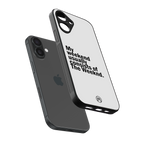 weeknd mood back phone cover | glass case for iphone 16 plus