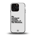 weeknd mood back phone cover | glass case for iphone 16 pro