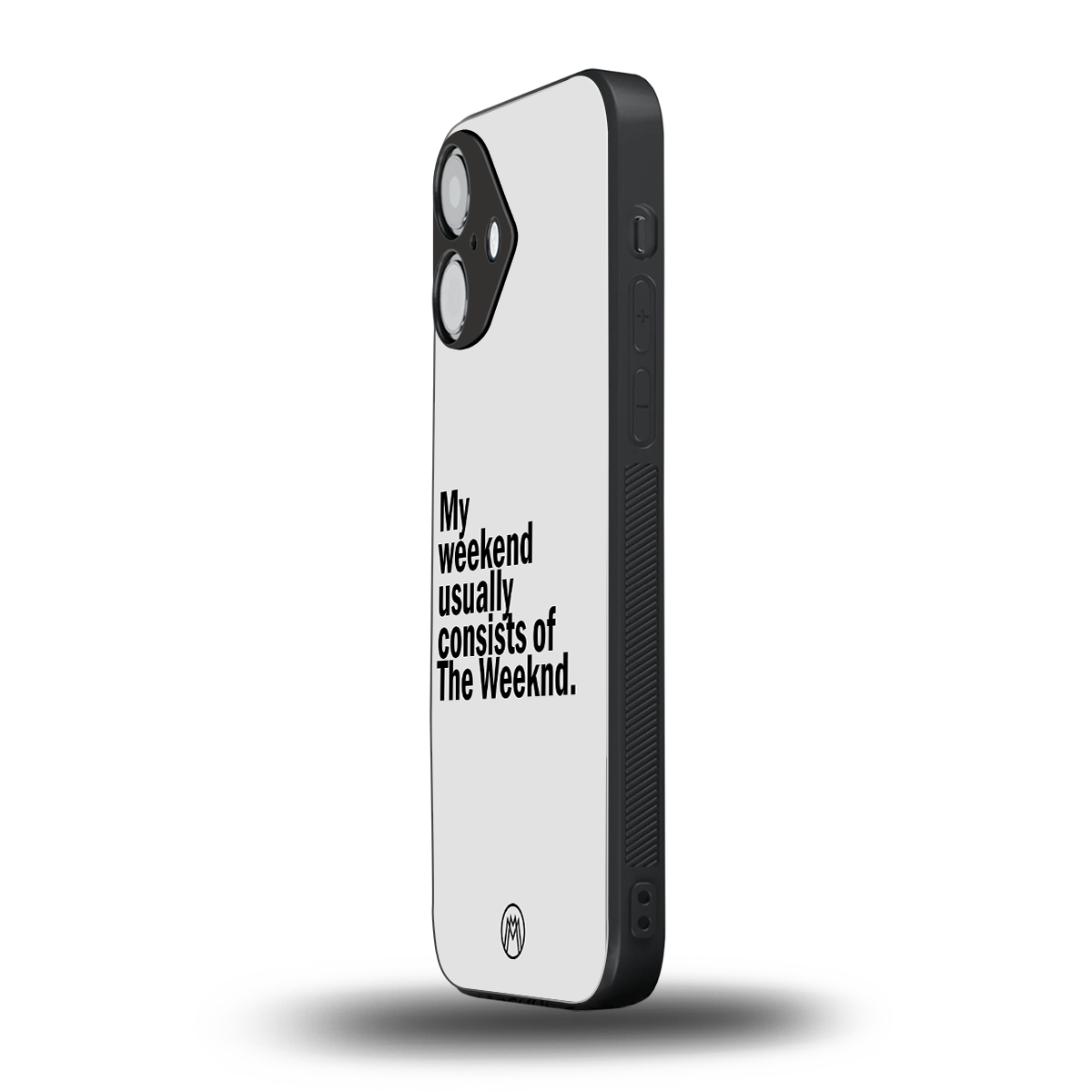 weeknd mood back phone cover | glass case for iphone 16