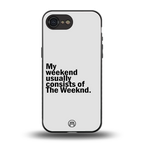 weeknd mood back phone cover | glass case for iphone 16e