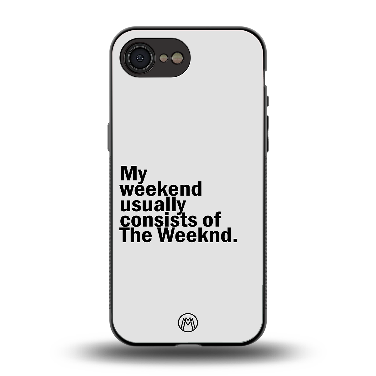 weeknd mood back phone cover | glass case for iphone 16e