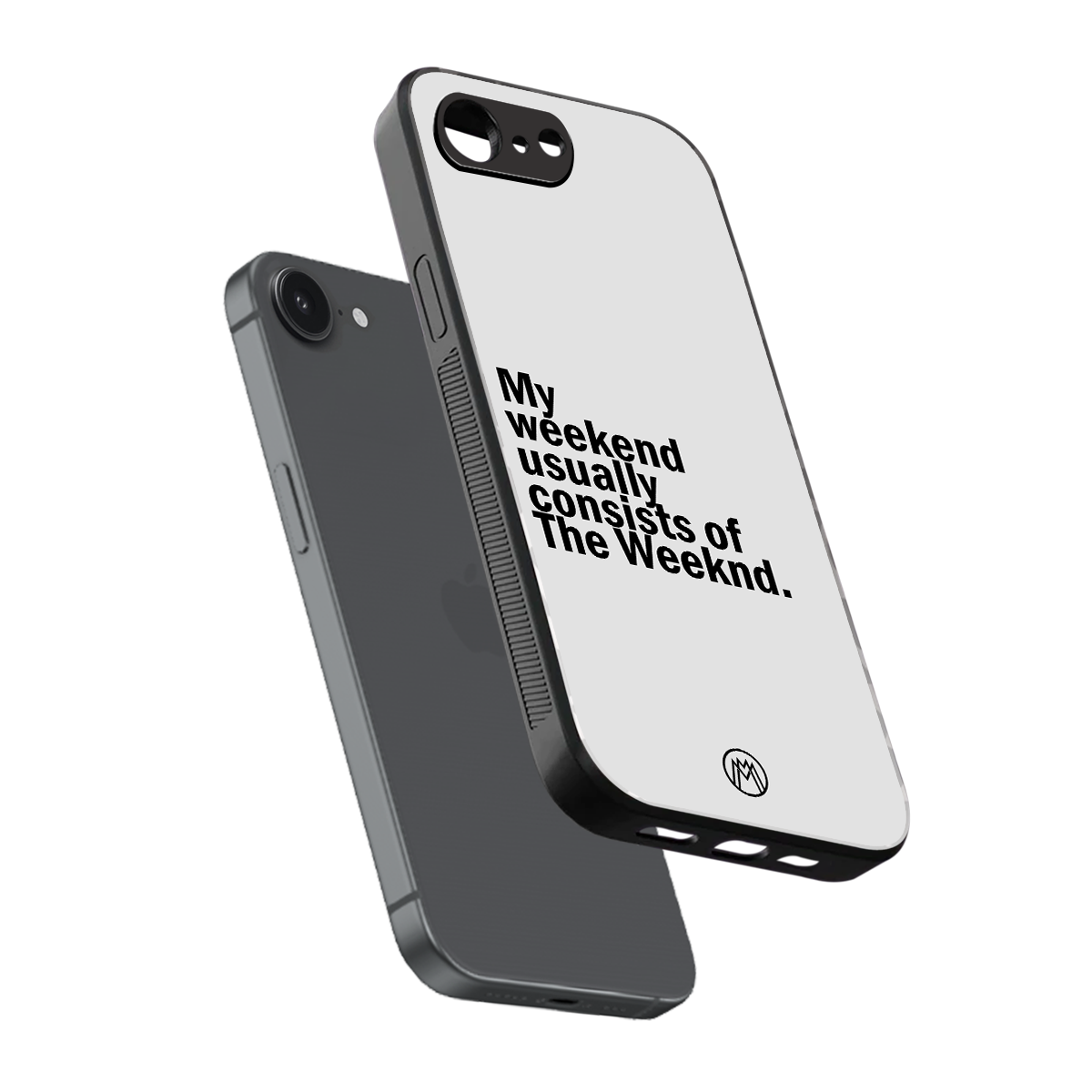 weeknd mood back phone cover | glass case for iphone 16e