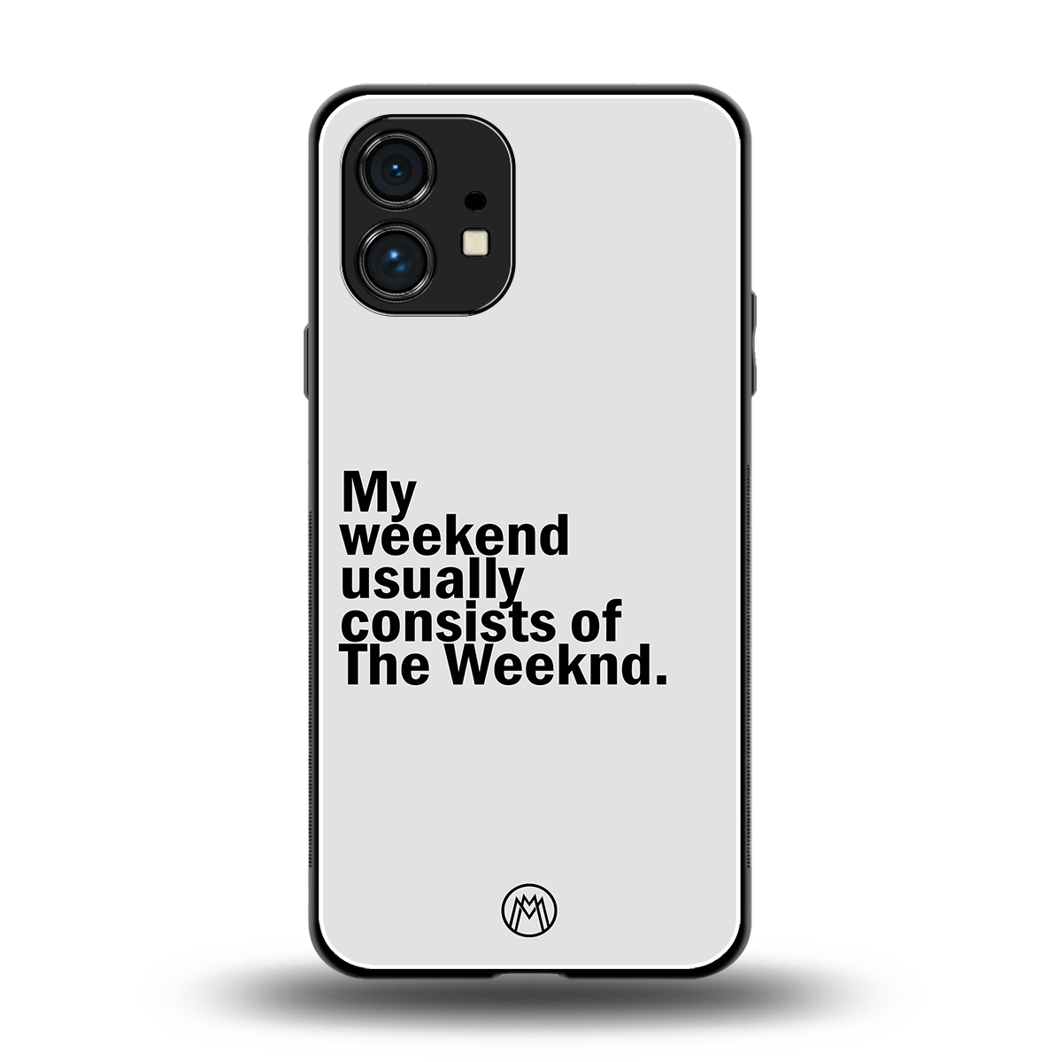 weeknd mood back phone cover | glass case for nothing phone 1