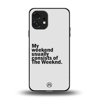 weeknd mood back phone cover | glass case for nothing phone 1