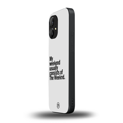 weeknd mood back phone cover | glass case for nothing phone 1