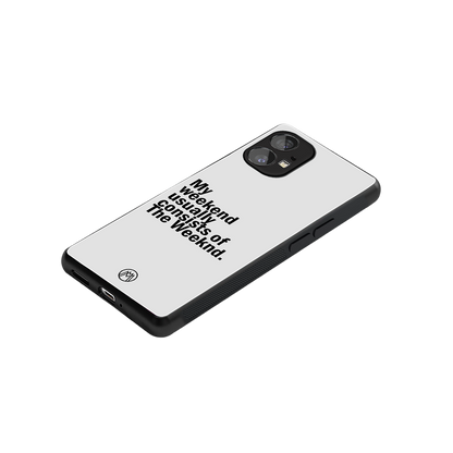weeknd mood back phone cover | glass case for nothing phone 1