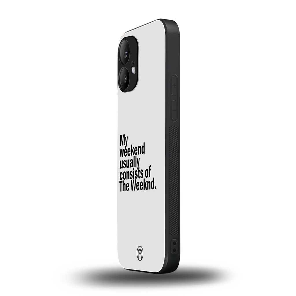 weeknd mood back phone cover | glass case for nothing phone 2