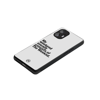 weeknd mood back phone cover | glass case for nothing phone 2