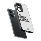 weeknd mood back phone cover | glass case for oneplus nord 3
