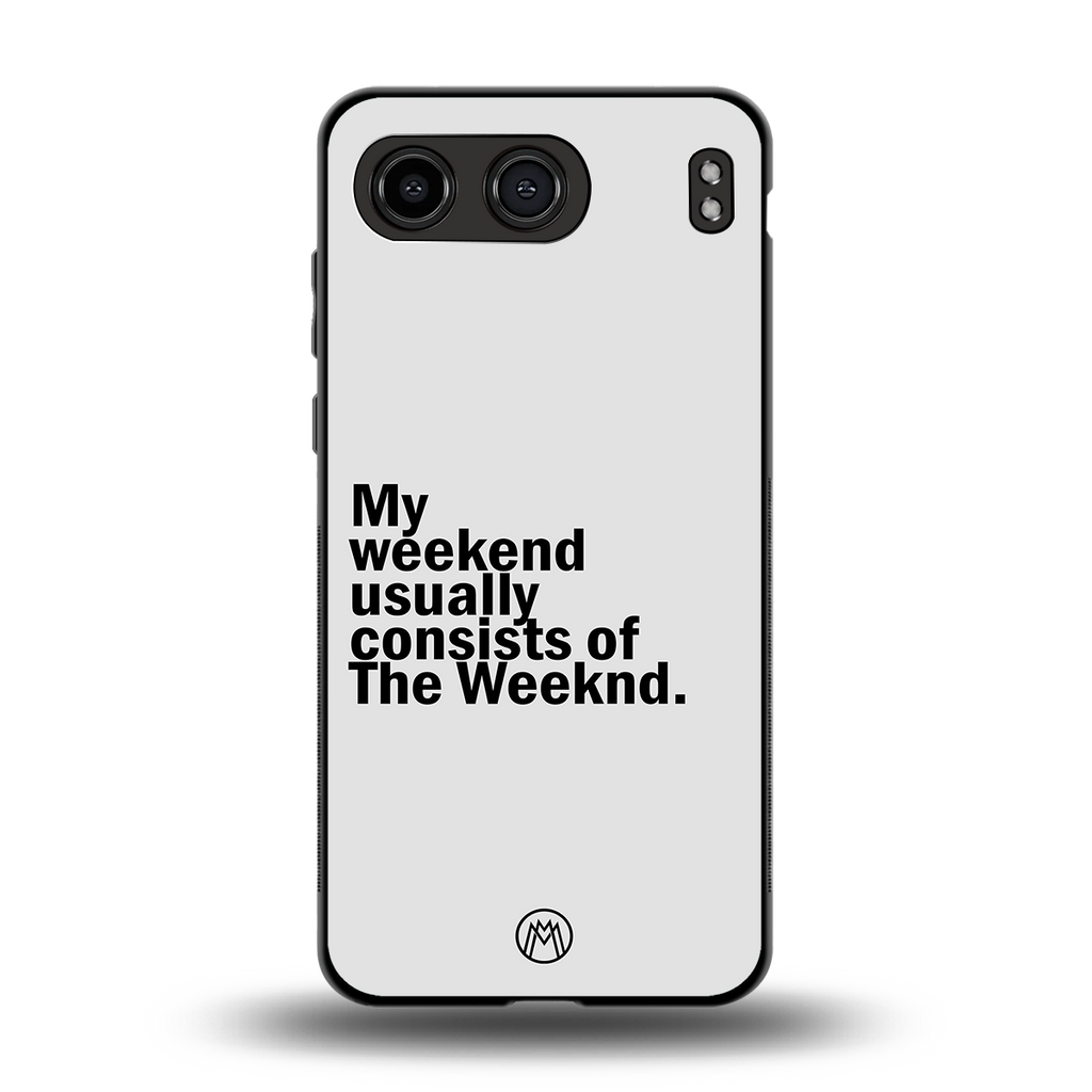 weeknd mood back phone cover | glass case for oneplus nord 4