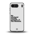 weeknd mood back phone cover | glass case for oneplus nord 4