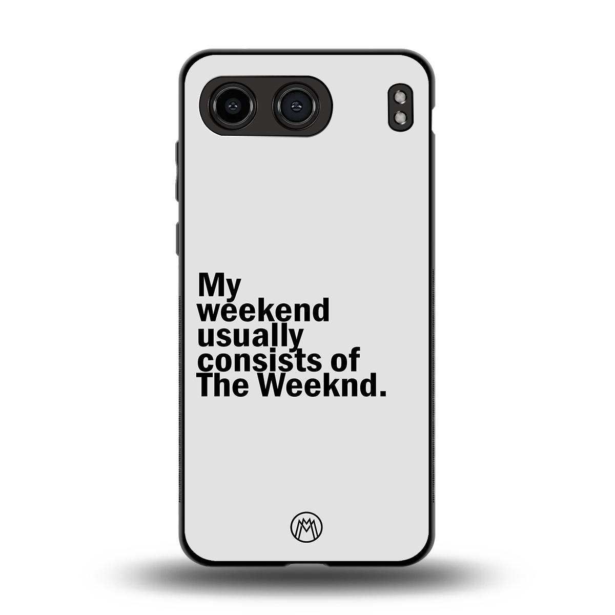 weeknd mood back phone cover | glass case for oneplus nord 4
