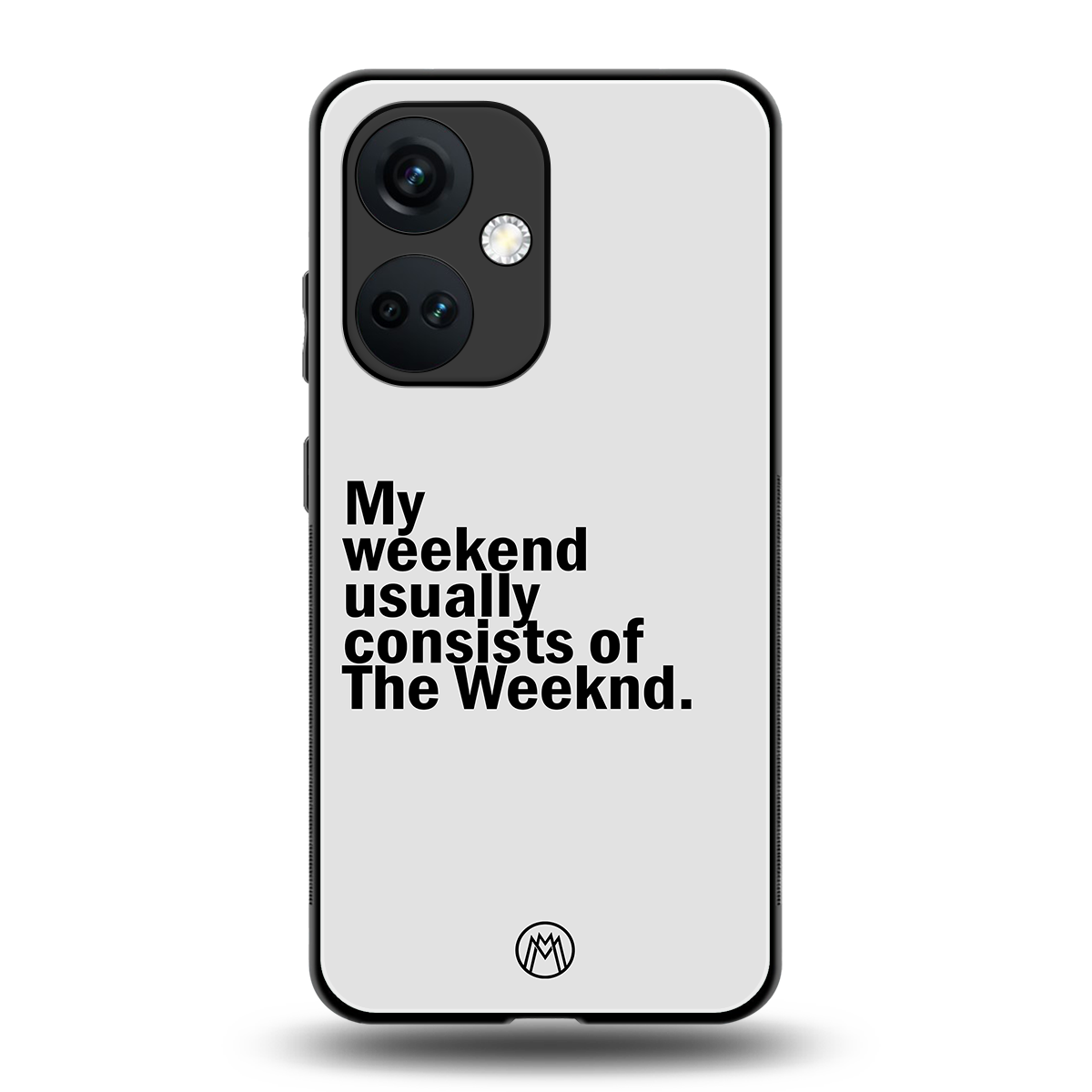 weeknd mood back phone cover | glass case for oneplus nord ce 3