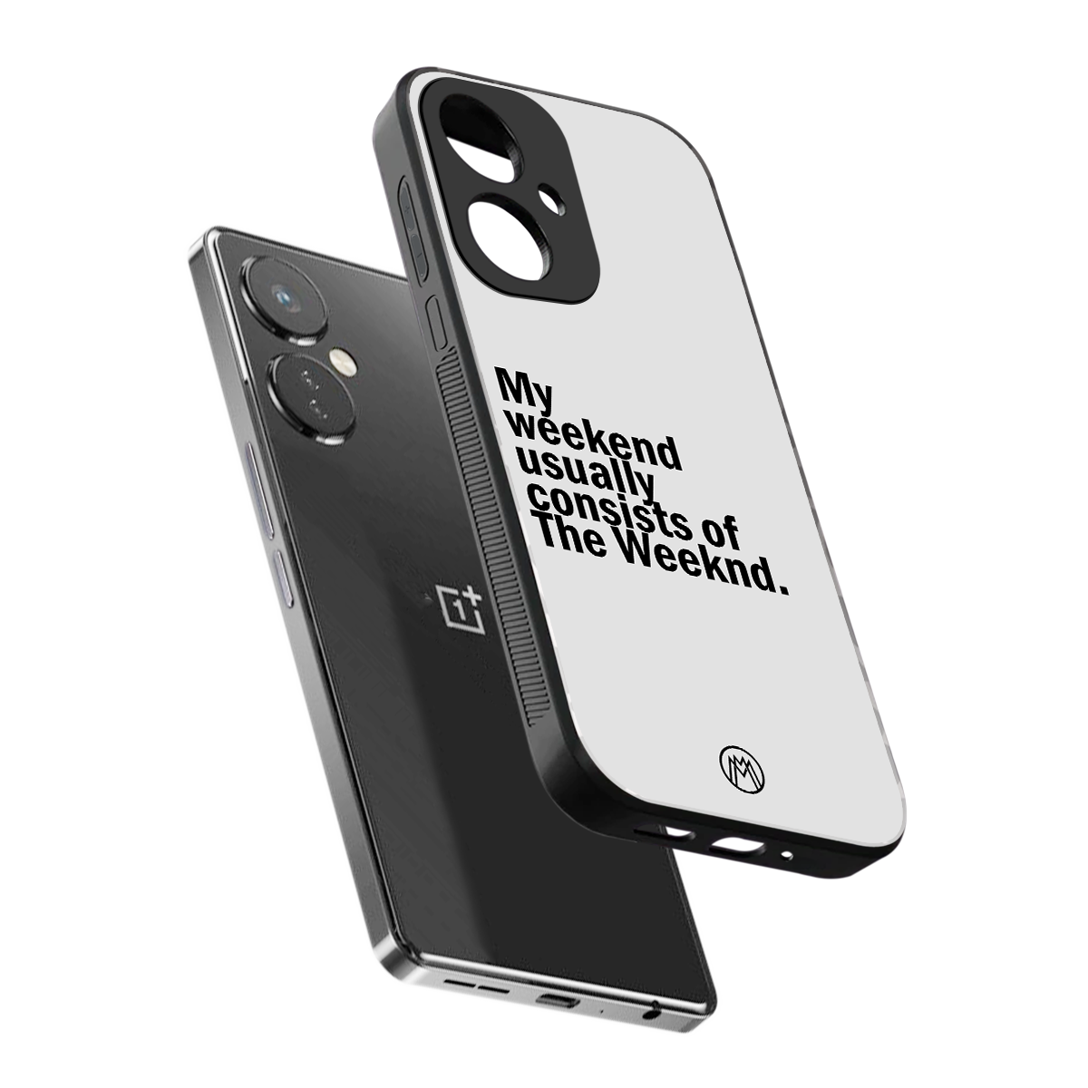 weeknd mood back phone cover | glass case for oneplus nord ce 3