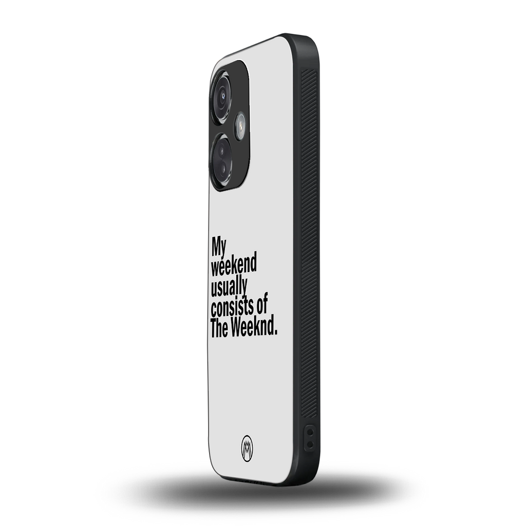 weeknd mood back phone cover | glass case for oneplus nord ce 3