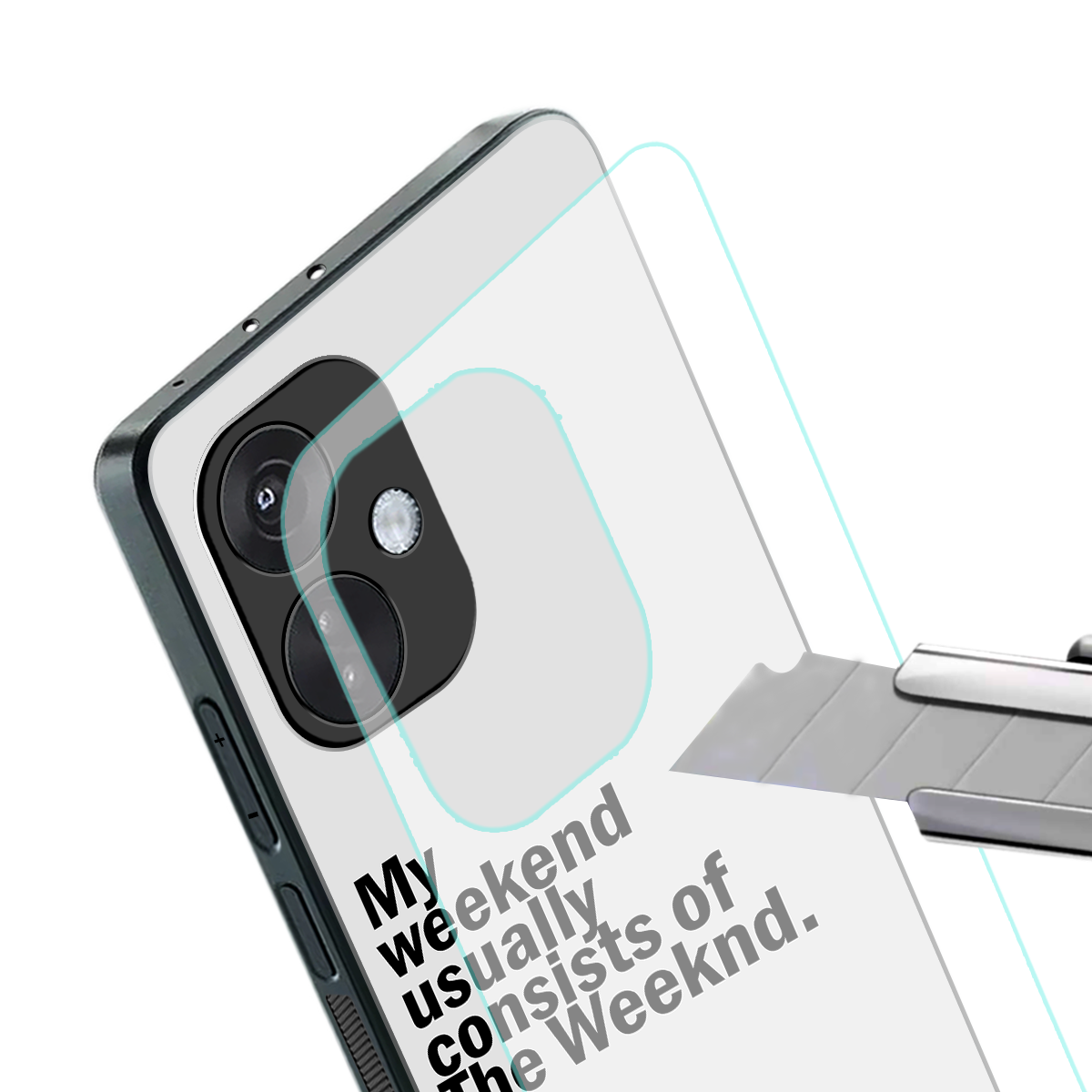 weeknd mood back phone cover | glass case for oneplus nord ce 3