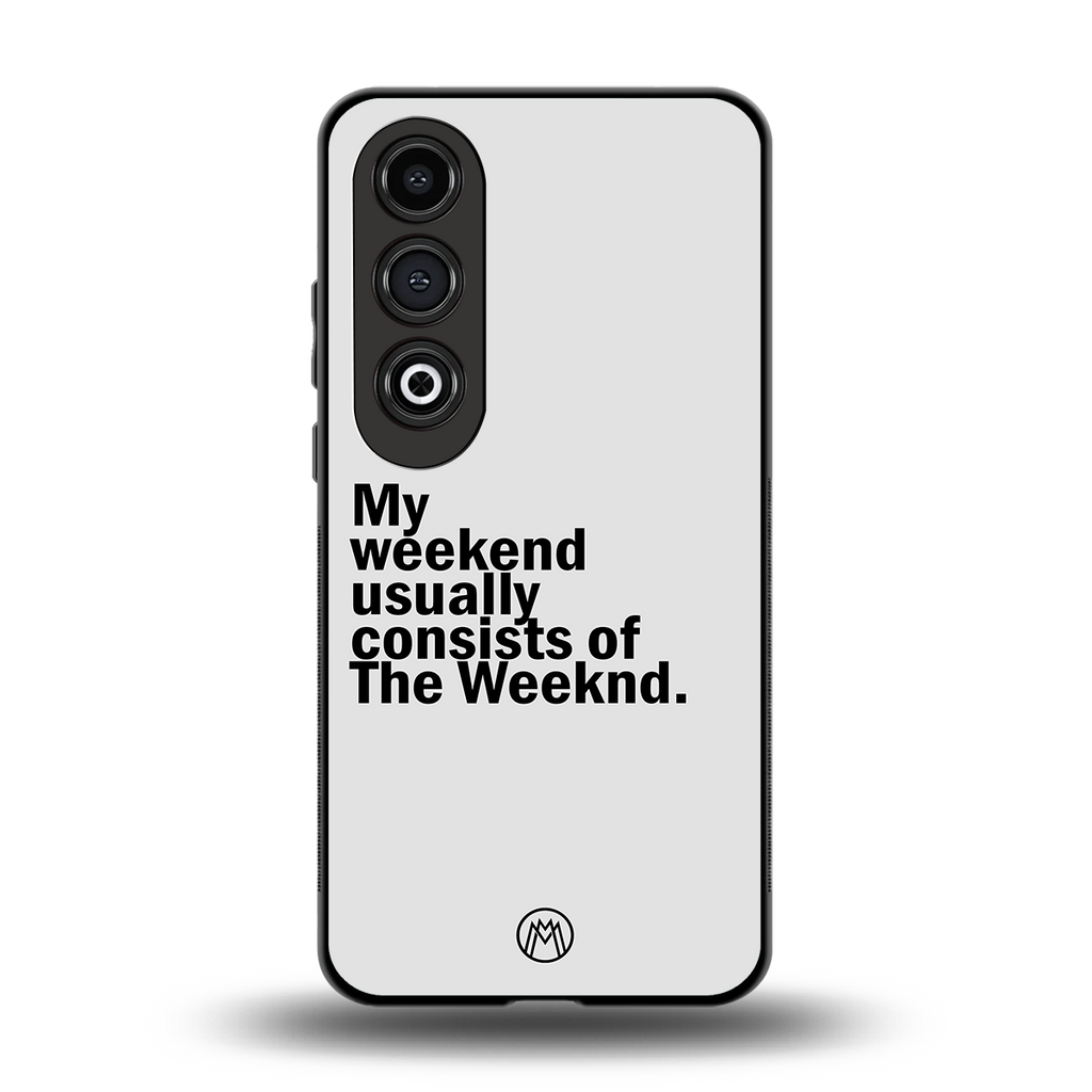 weeknd mood back phone cover | glass case for oneplus nord ce 4