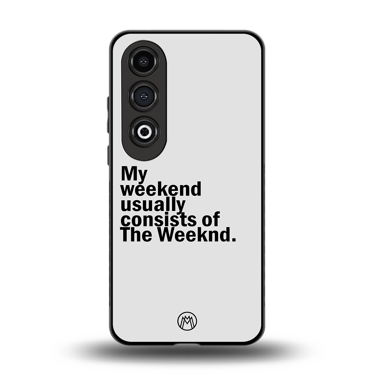 weeknd mood back phone cover | glass case for oneplus nord ce 4