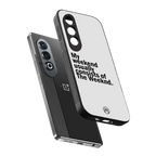 weeknd mood back phone cover | glass case for oneplus nord ce 4