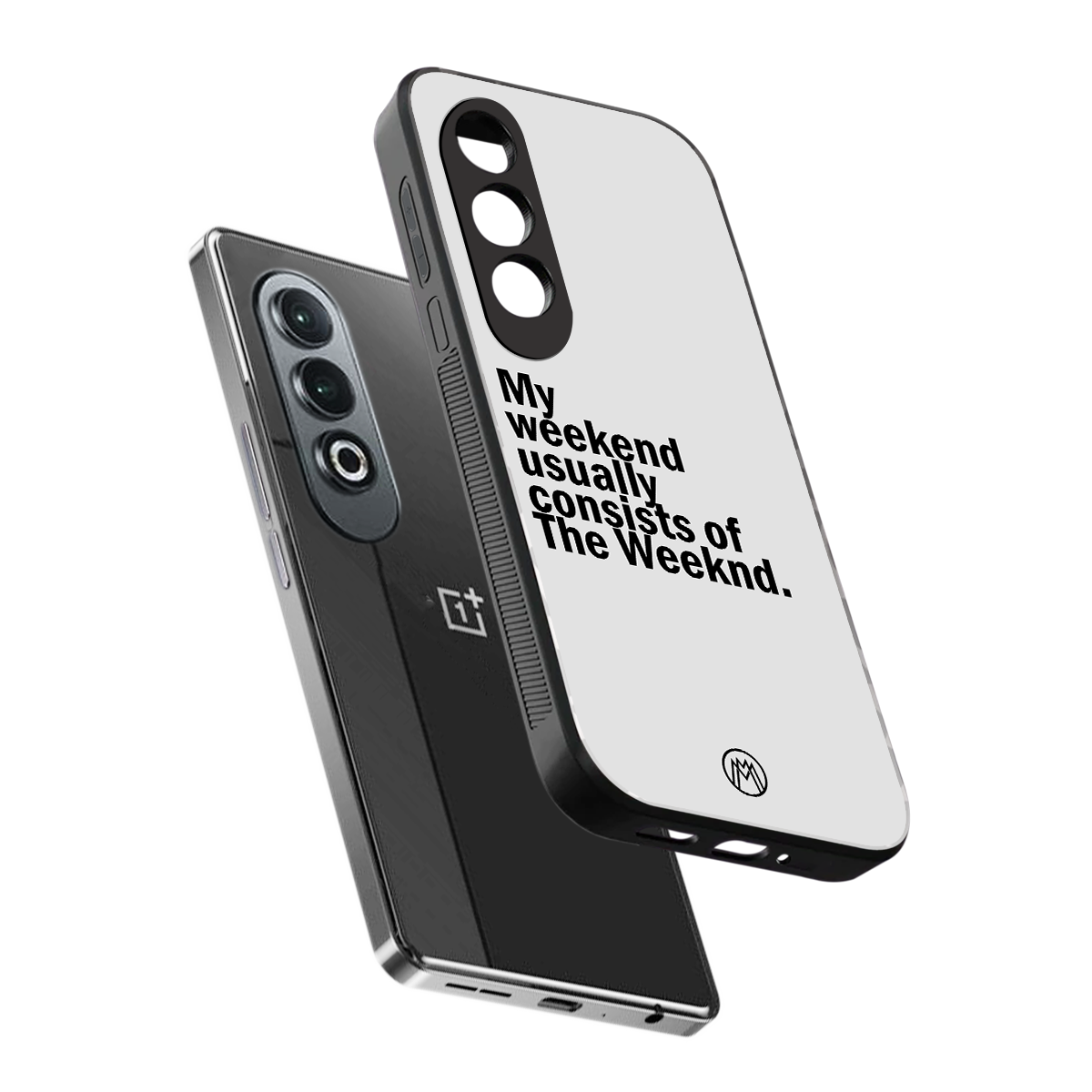 weeknd mood back phone cover | glass case for oneplus nord ce 4