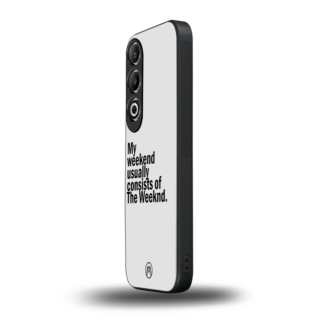 weeknd mood back phone cover | glass case for oneplus nord ce 4