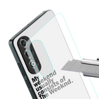 weeknd mood back phone cover | glass case for oneplus nord ce 4