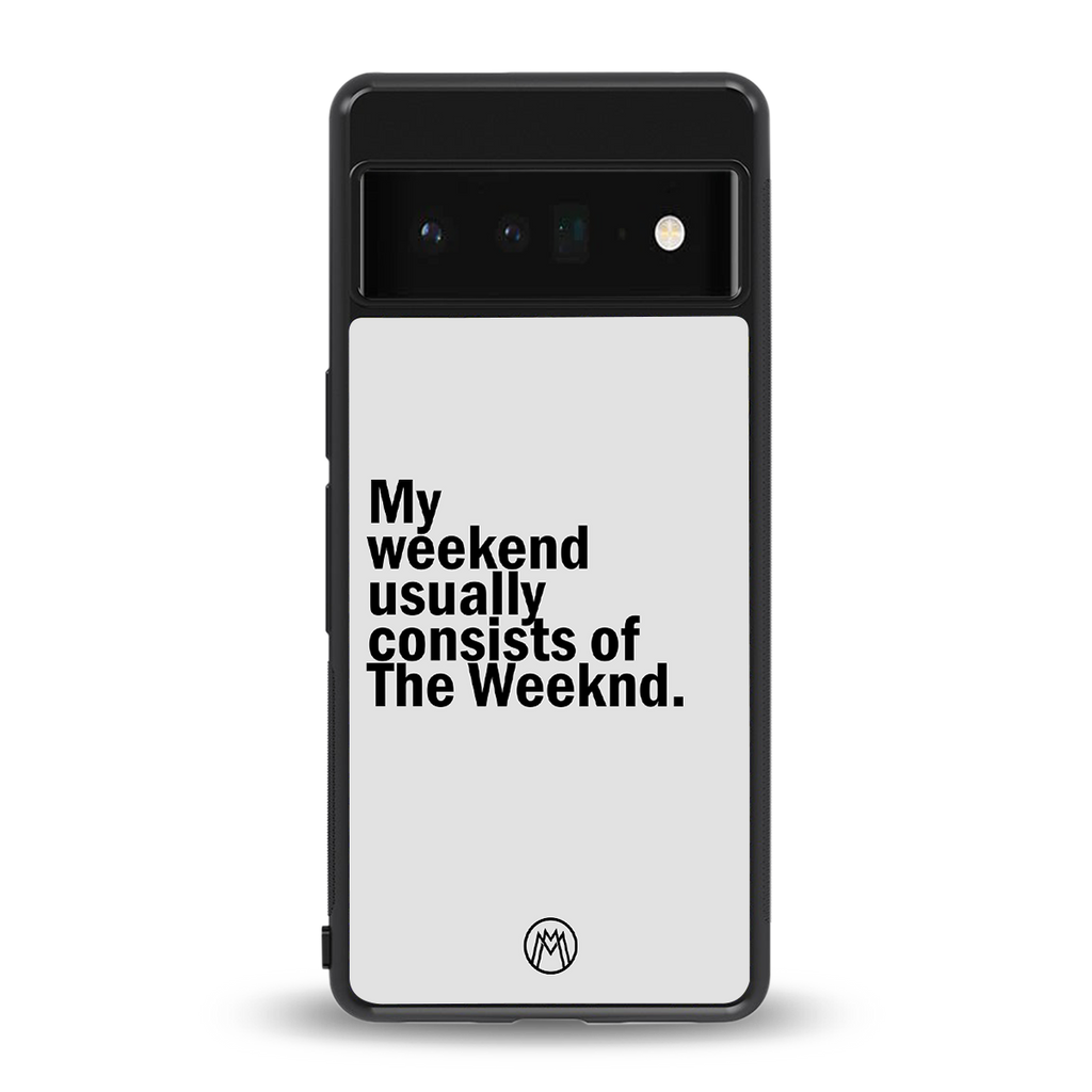 weeknd mood back phone cover | glass case for google pixel 6 pro