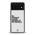 weeknd mood back phone cover | glass case for google pixel 6 pro