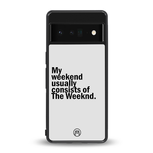weeknd mood back phone cover | glass case for google pixel 6 pro