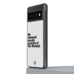 weeknd mood back phone cover | glass case for google pixel 6 pro
