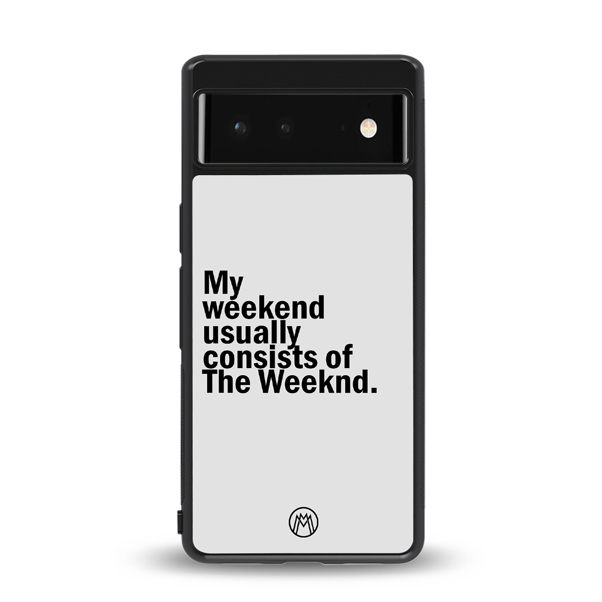 weeknd mood back phone cover | glass case for google pixel 6