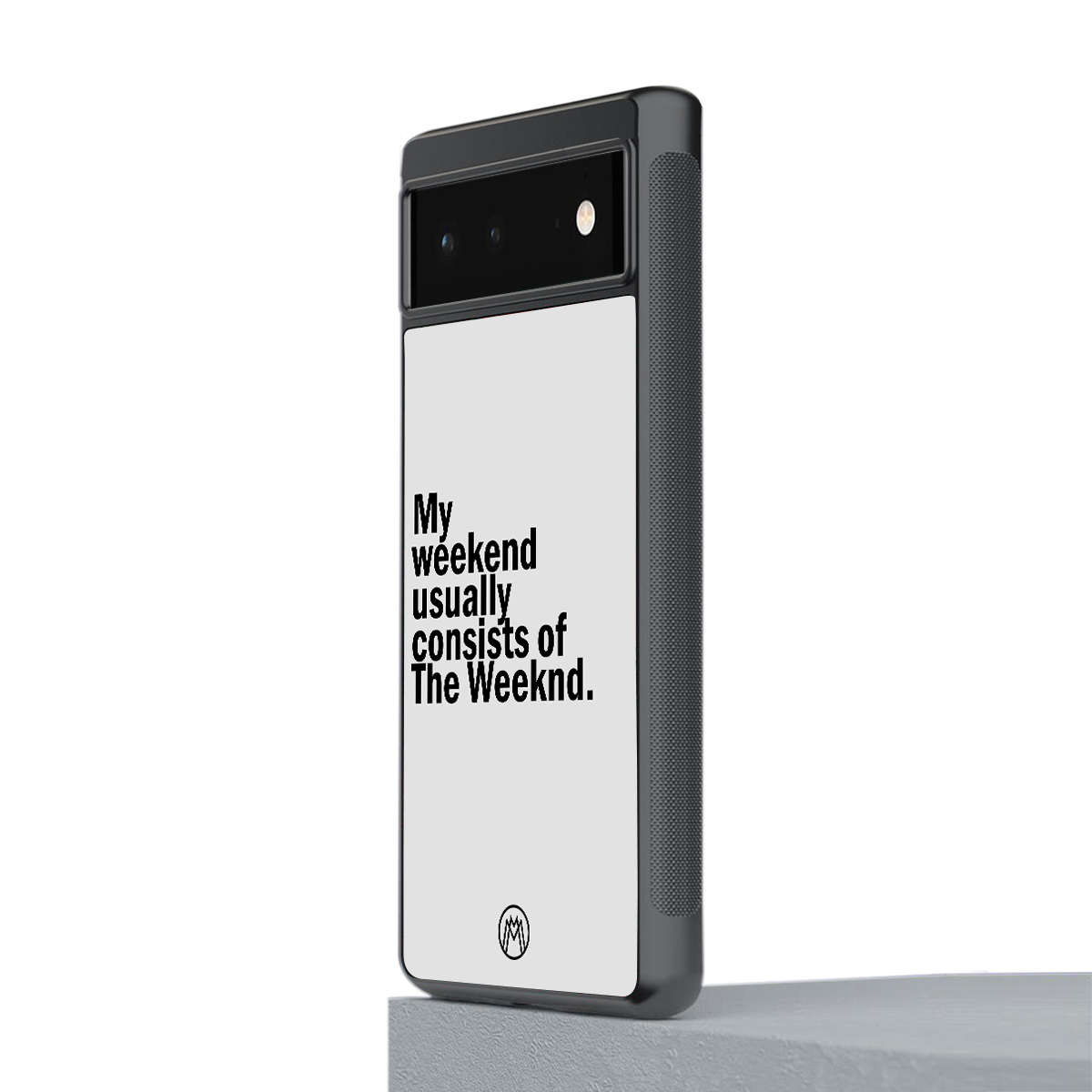 weeknd mood back phone cover | glass case for google pixel 6