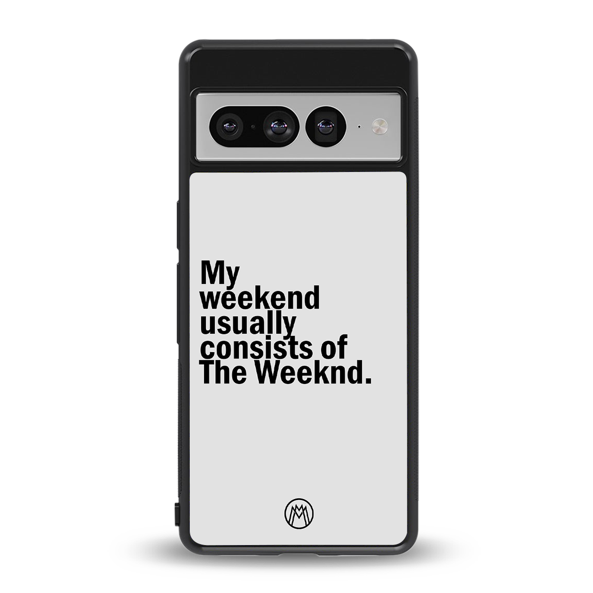 weeknd mood back phone cover | glass case for google pixel 7 pro