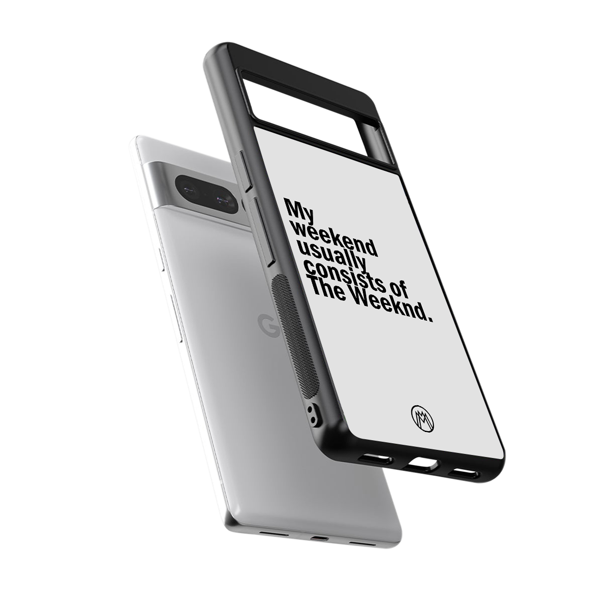 weeknd mood back phone cover | glass case for google pixel 7 pro