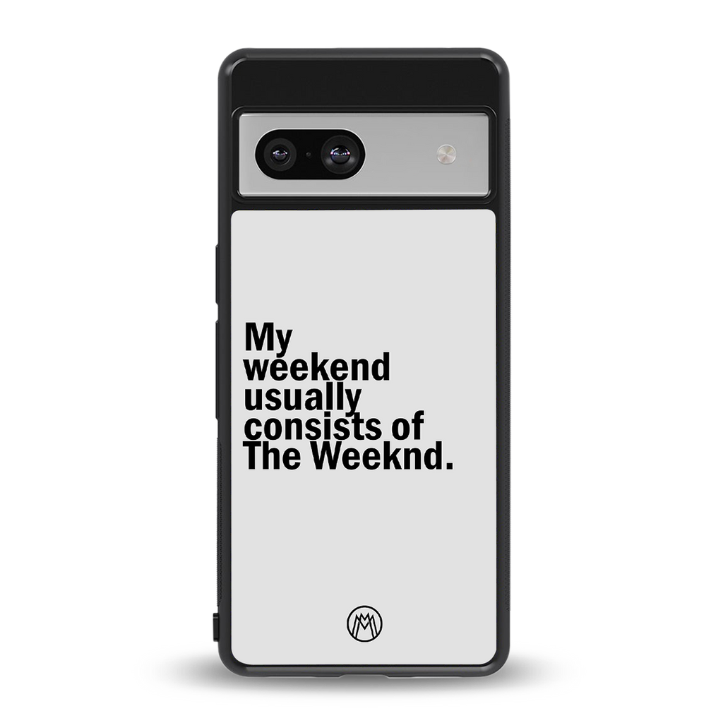 weeknd mood back phone cover | glass case for Google Pixel 7A