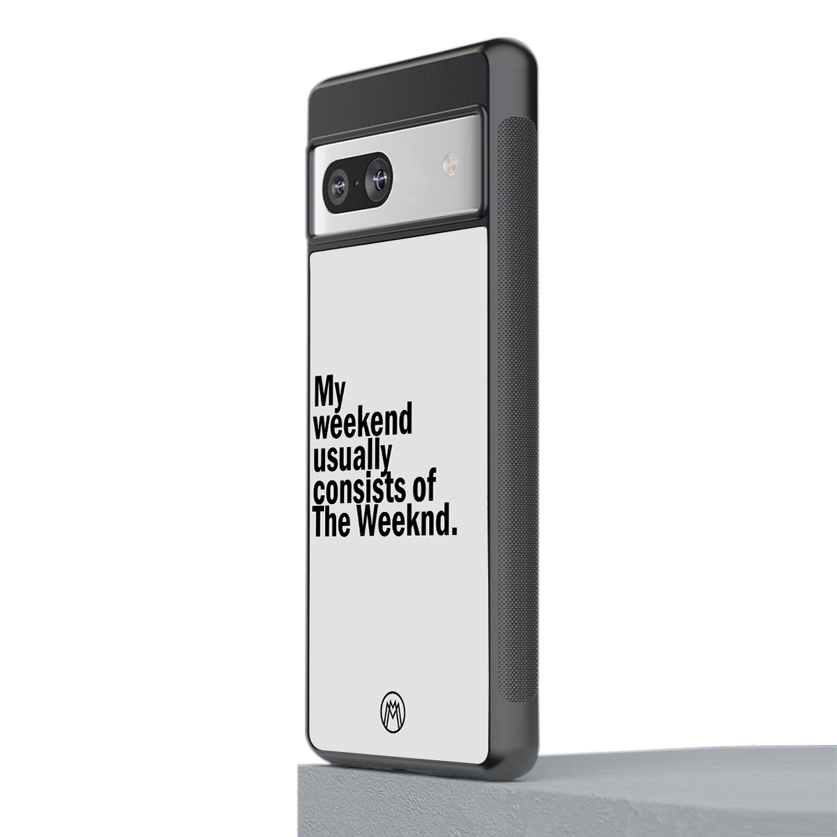 weeknd mood back phone cover | glass case for Google Pixel 7