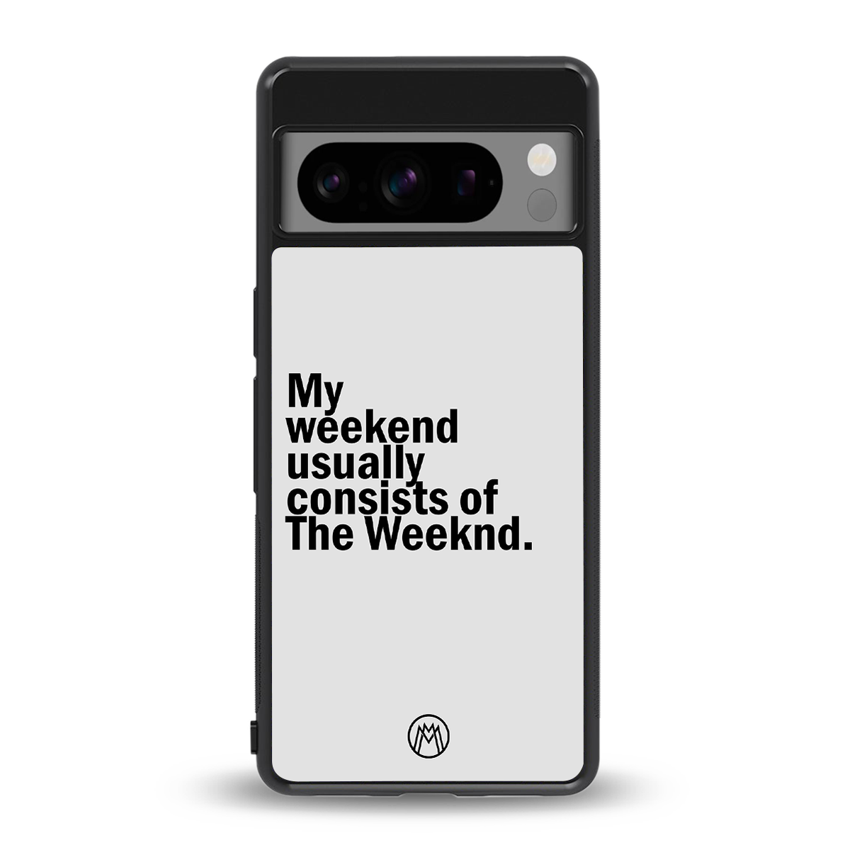 weeknd mood back phone cover | glass case for google pixel 8 pro