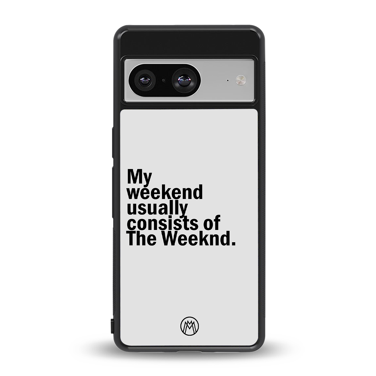 weeknd mood back phone cover | glass case for Google Pixel 8
