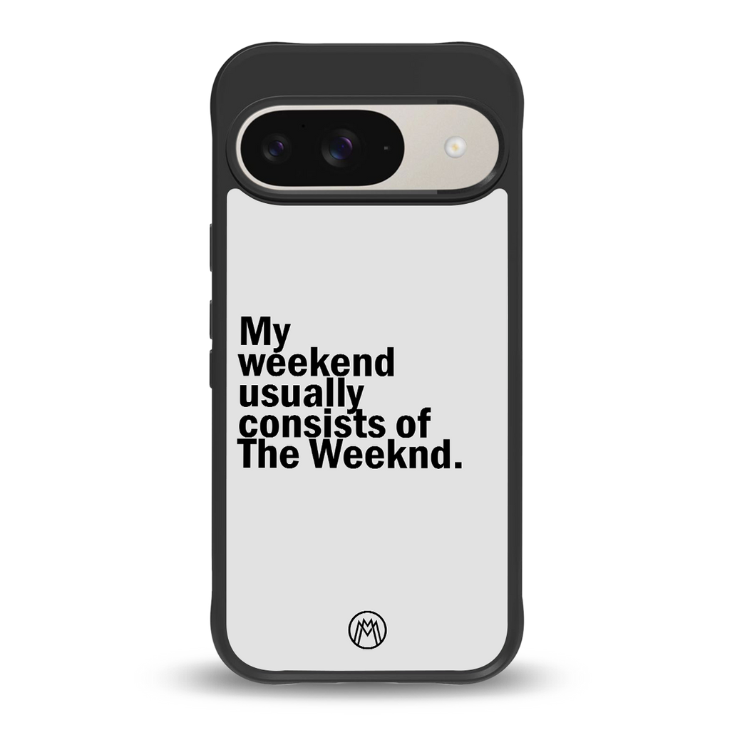 weeknd mood back phone cover | glass case for google pixel 9
