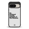 weeknd mood back phone cover | glass case for google pixel 9
