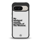 weeknd mood back phone cover | glass case for google pixel 9