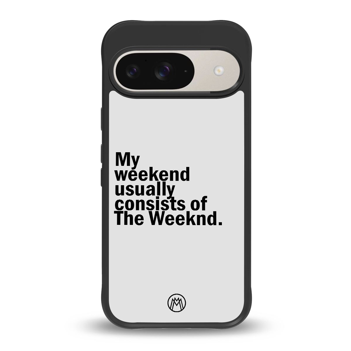weeknd mood back phone cover | glass case for google pixel 9